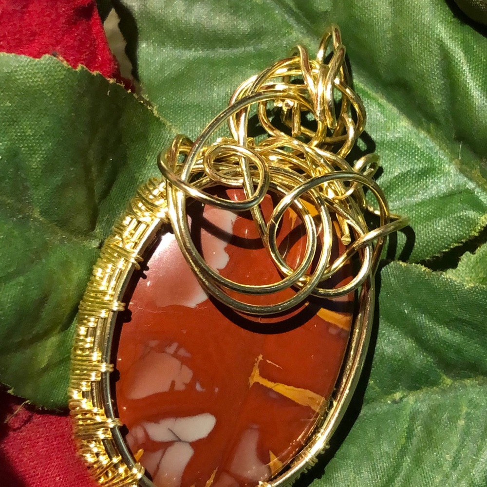 “Twisted Sister” Noreena Jasper Pendant